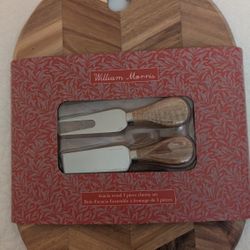 William Morris 3 Piece Cheese Set