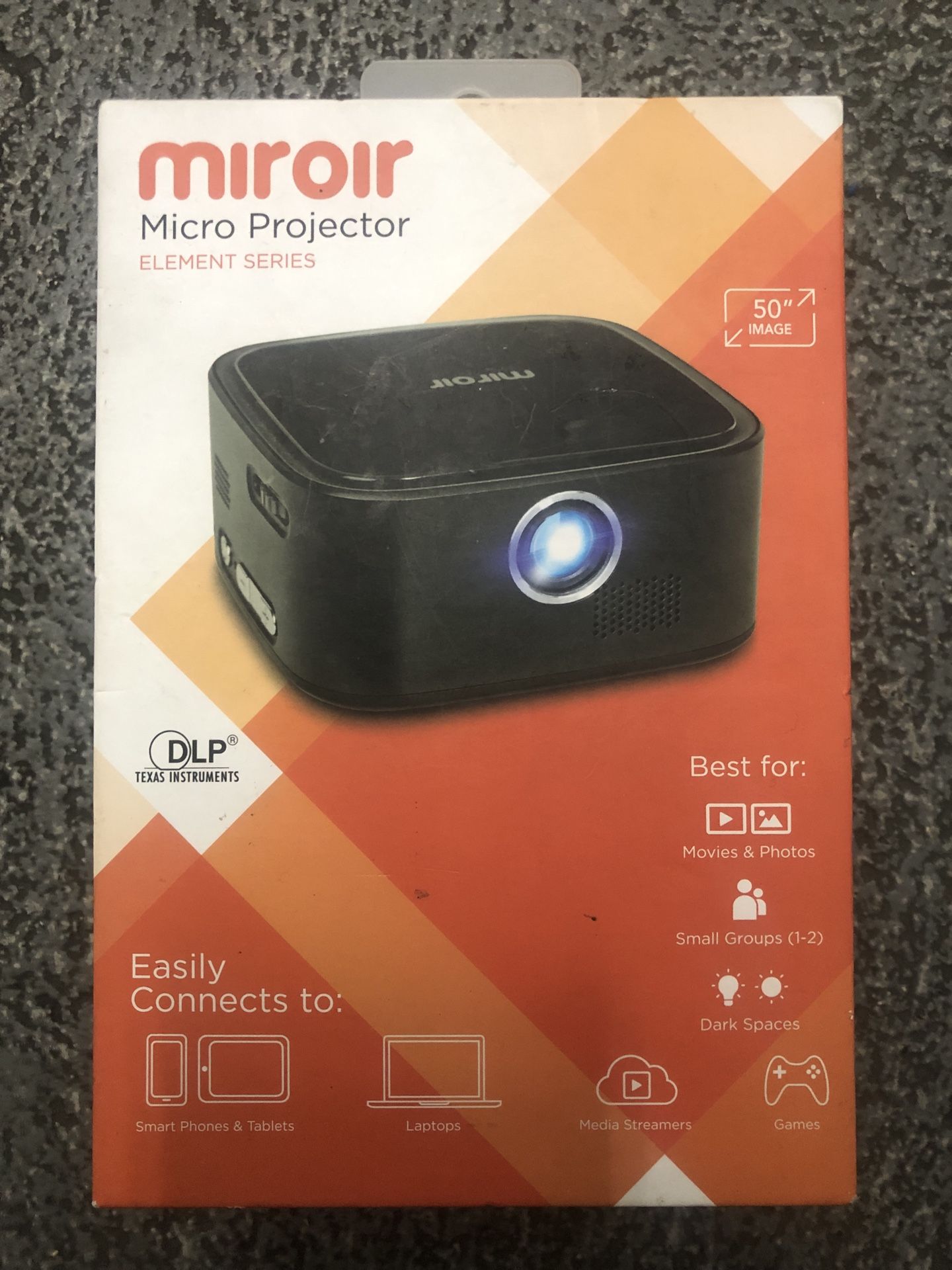 Brand New Sealed Miroir Portable Rechargeable Micro Projector