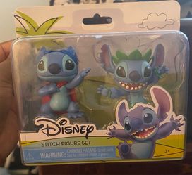 Disney Lilo & Stitch 3" Figure Set - Superhero & Hula Stitch (New & Sealed)