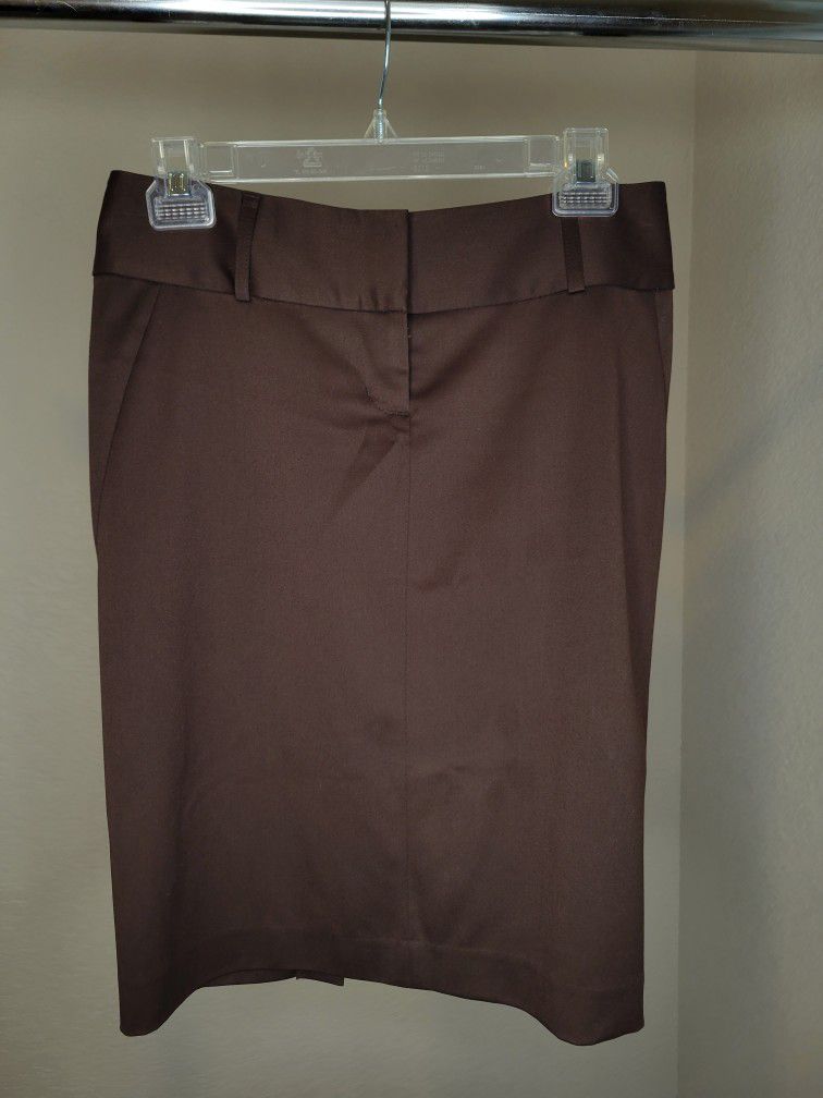Express Design Studio Women's Size 0 High Waisted Flat Front Lined Pencil Skirt