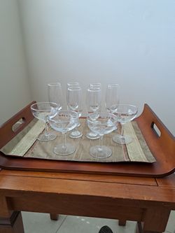 CHAMPAGNE FLUTES PLUS CHAMPAGNE GLASS