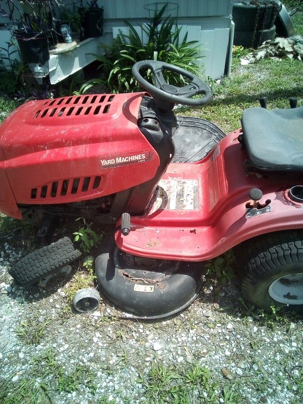Riding lawnmower Only Need A Couple Things To Get It Running Again
