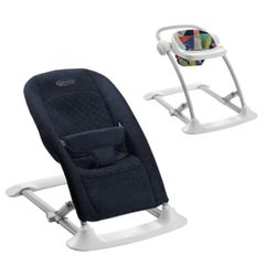 NEW Graco Jumpstart 4-in-1 Adjustable Infant Activity Bouncer & Jumper, Versatile Baby Swing, Floor Seat, and Kids Chair with Snack Tray, Geo Pop New,