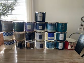 Bath And Body Works 3 Wick Candles 