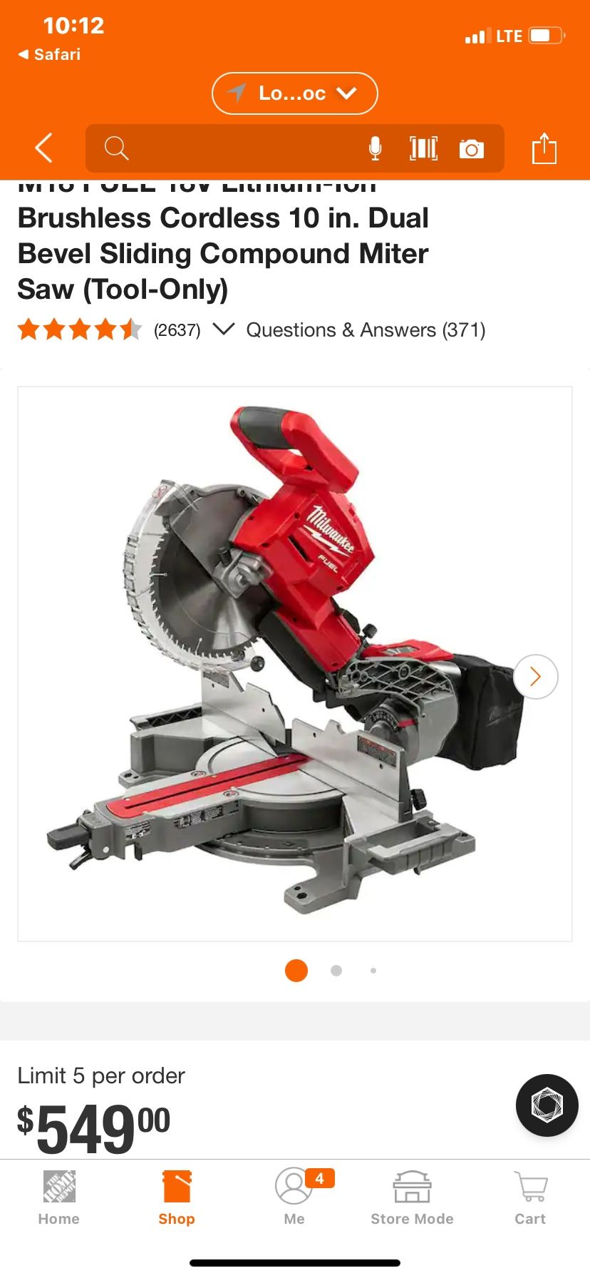 Milwaukee Miter Saw