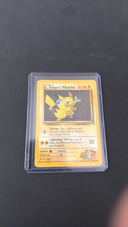 Lt. Surge's Pikachu Pokémon