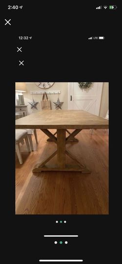 Farm Table $650.00 Make Me A Offer.82x42 
