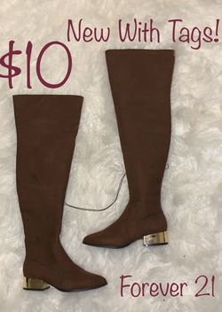 Woman’s Forever 21 new with tags size 6 over the knee boots