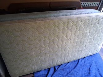 Two twin mattresses