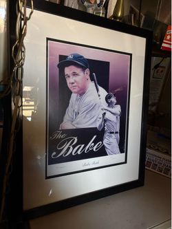 Babe Ruth Wall Frame 522 Of 2500 (Hesperia Ca)