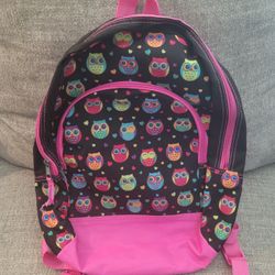 Owls Backpack For Kinder-2nd Graders 