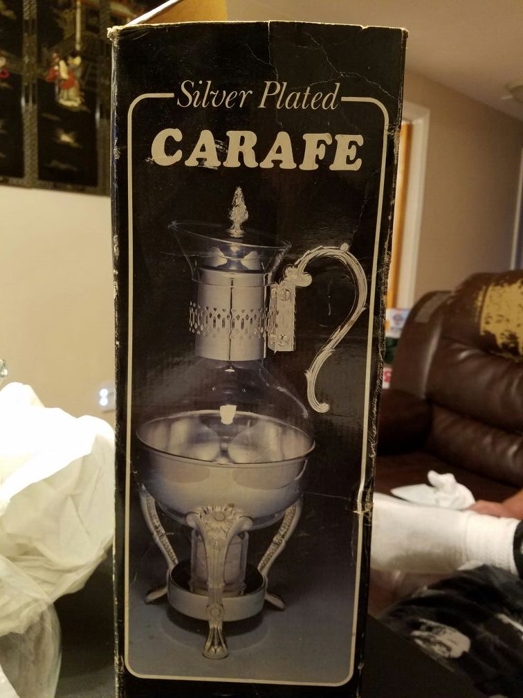 Silver plated CARAFE