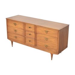 Imperial Furniture Company Mid Century Nine Drawer Dresser