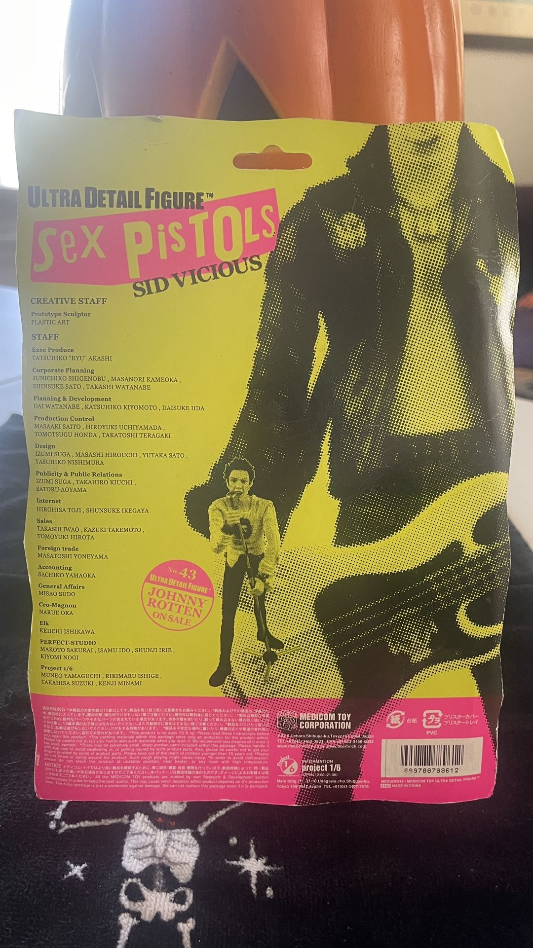 Medicom Ultra Detail Figure UDF Sex Pistols Sid Vicious MOC Sealed