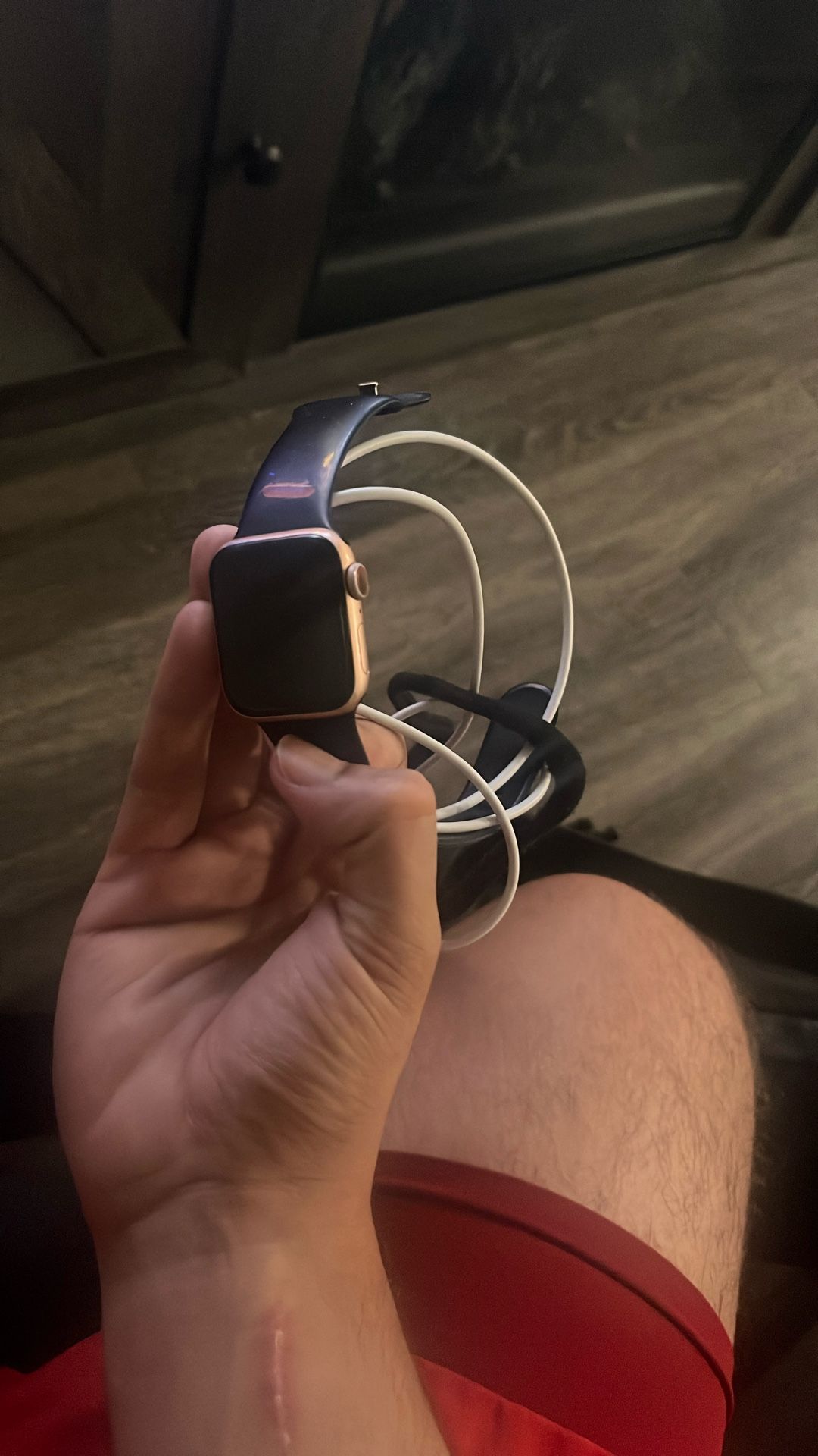 apple watch, with charger, series 5