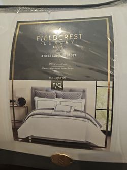 FIELDCREST Luxury 3-Piece Comforter Set Full/Queen