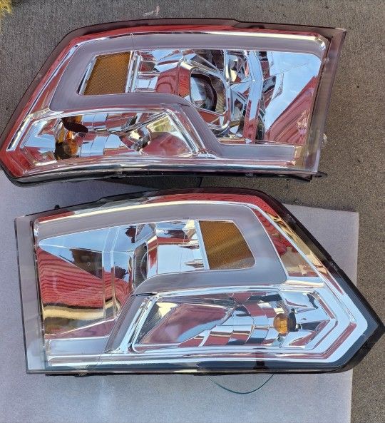 09-18 Dodge Ram LED DRL Projector Headlights Luces Focos Micas Faros Faroles Headlamps 