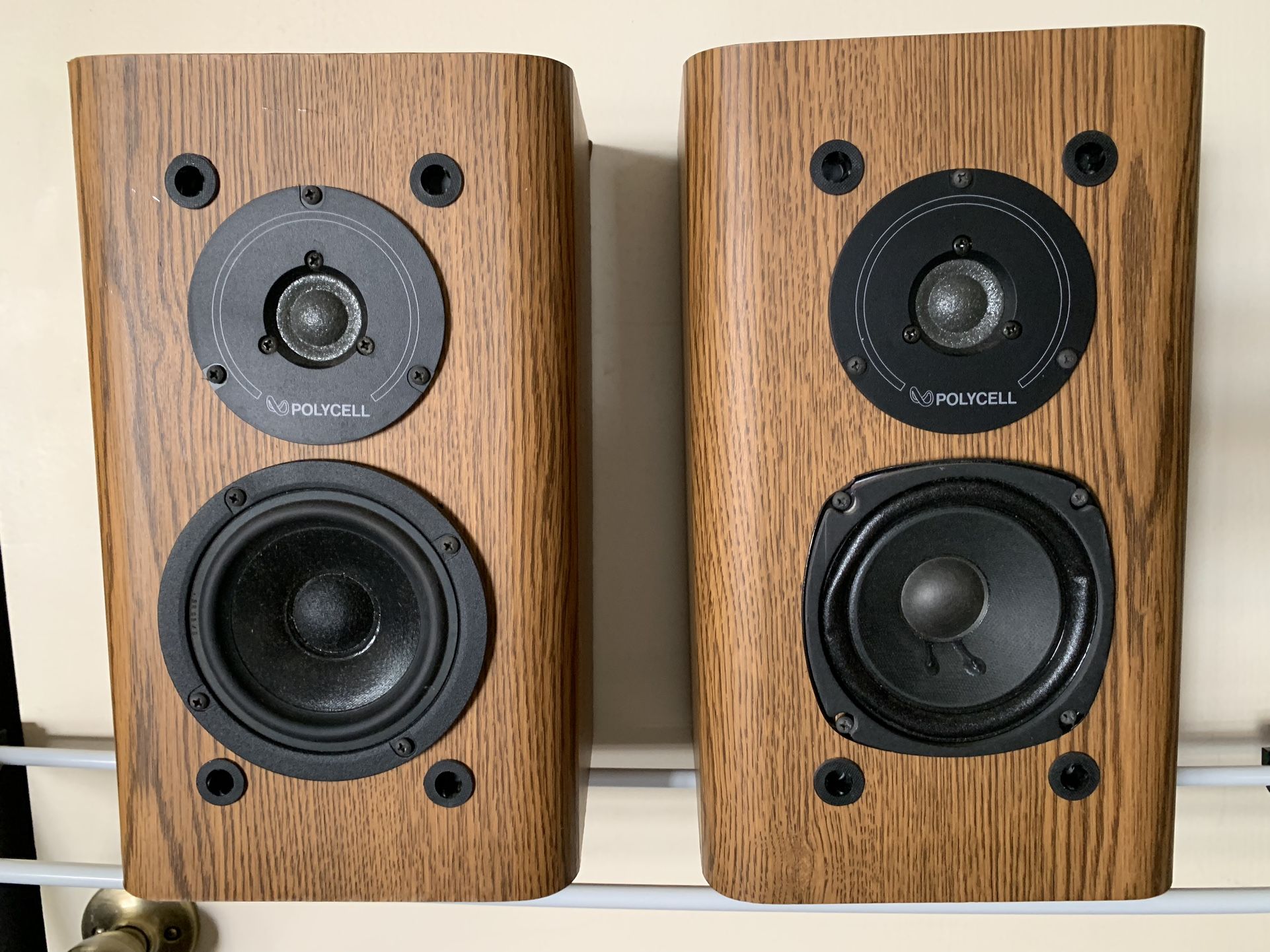 INFINITY RS-1000 スピーカー【希少・稼働品】 Vintage Infinity RS1000 Bookshelf Speakers Polycell 2-way