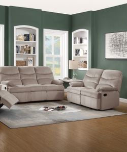 2-Pc Reclining Sofa Set