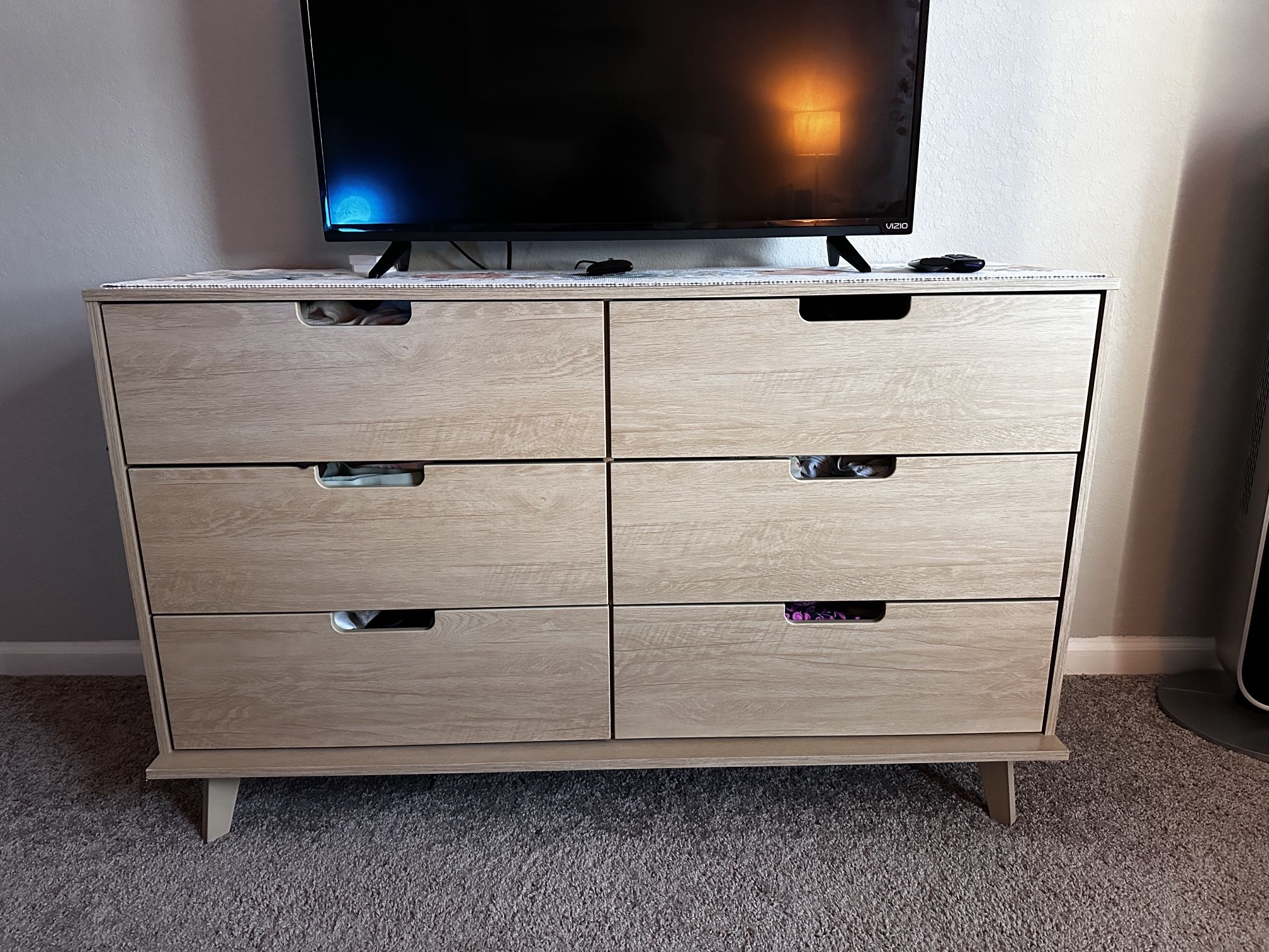 Wooden 6-drawer Dresser