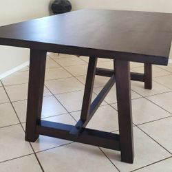 ASHLEY ESPRESSO DINING TABLE 