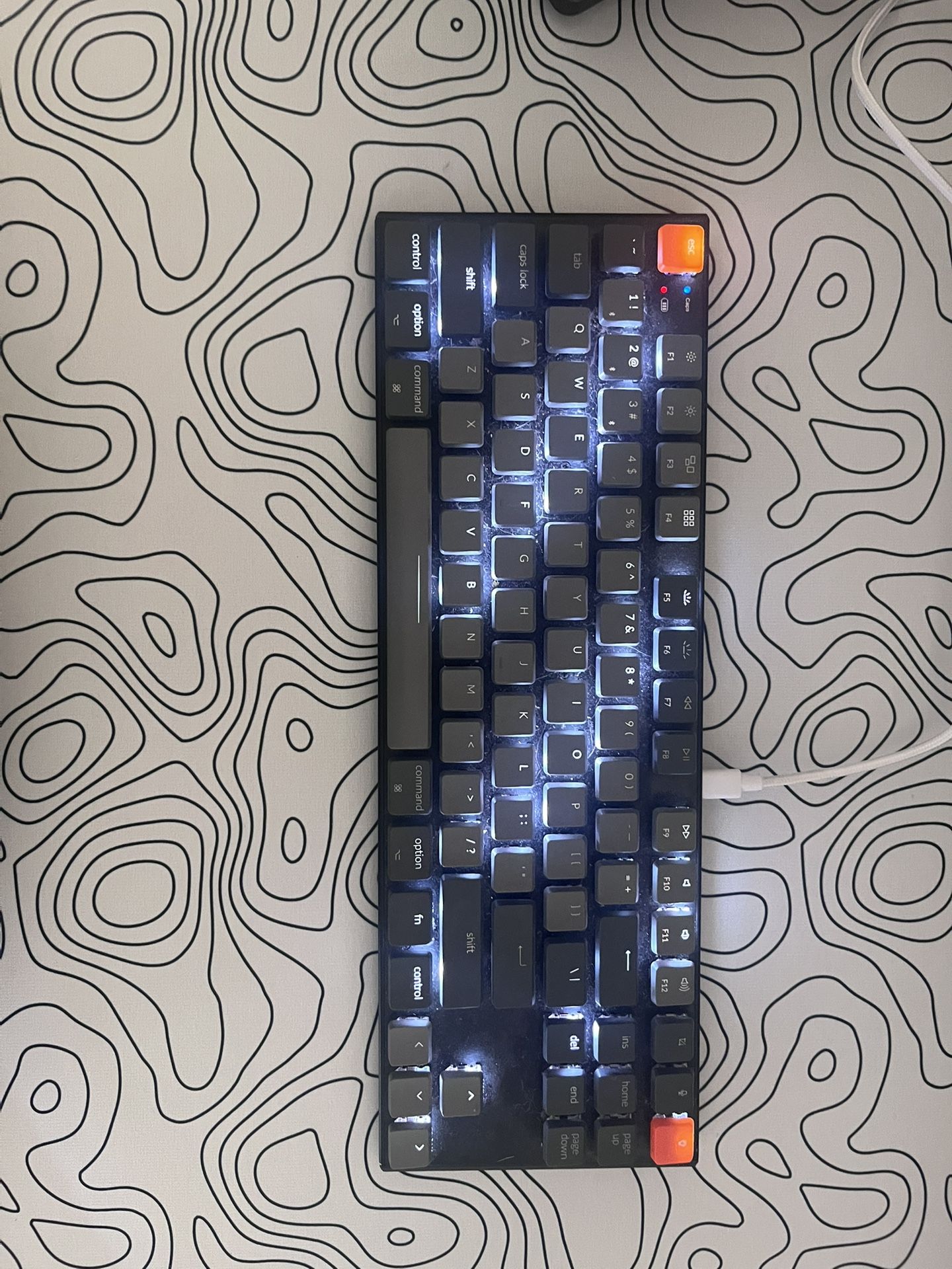 KEYCHONE KEYBOARD MX RED SWITCH THIN 75% SIZE