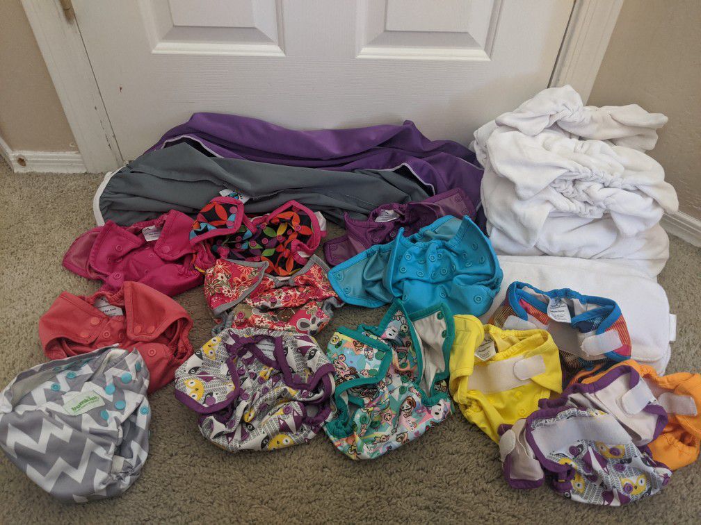 Cloth Diapers and Wash Bags