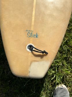 Chris Slick Surfboards Hawaii Noserider Longboard Channels Glass