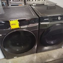 SAMSUNG FRONT LOAD SET GAS DRYER 