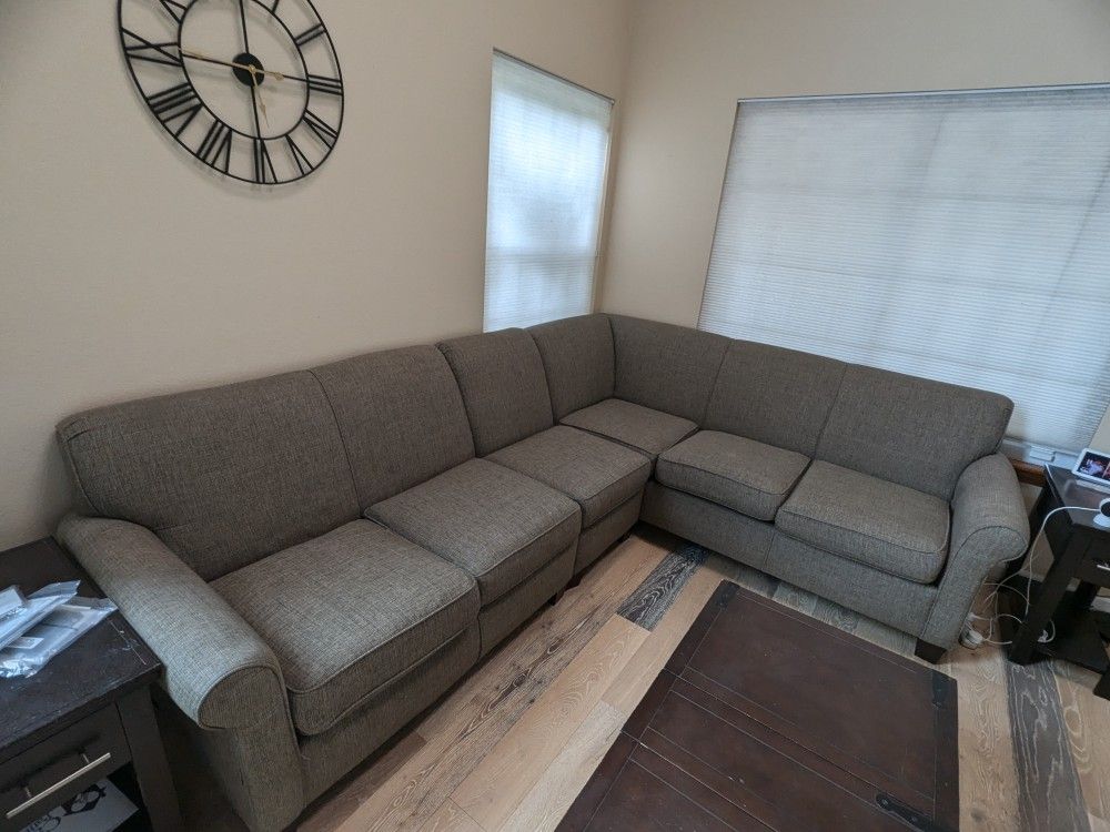 Two Arm Sectional Couch - Perfect Condition