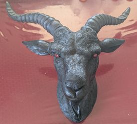Baphomet Goat Head Wall Sculpture