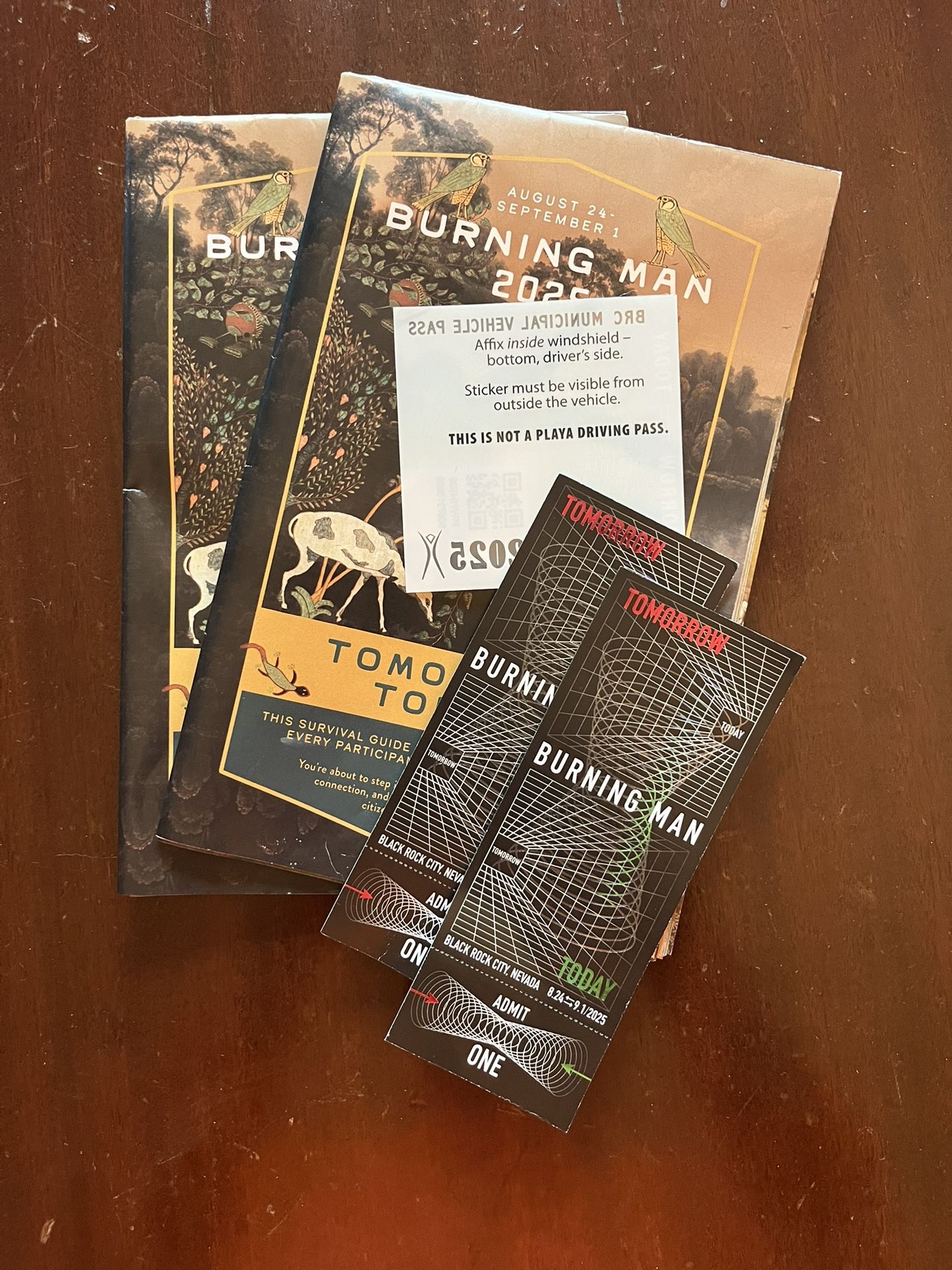 Burning Man 2025 - 2 tickets and 1 Vehicle Pass