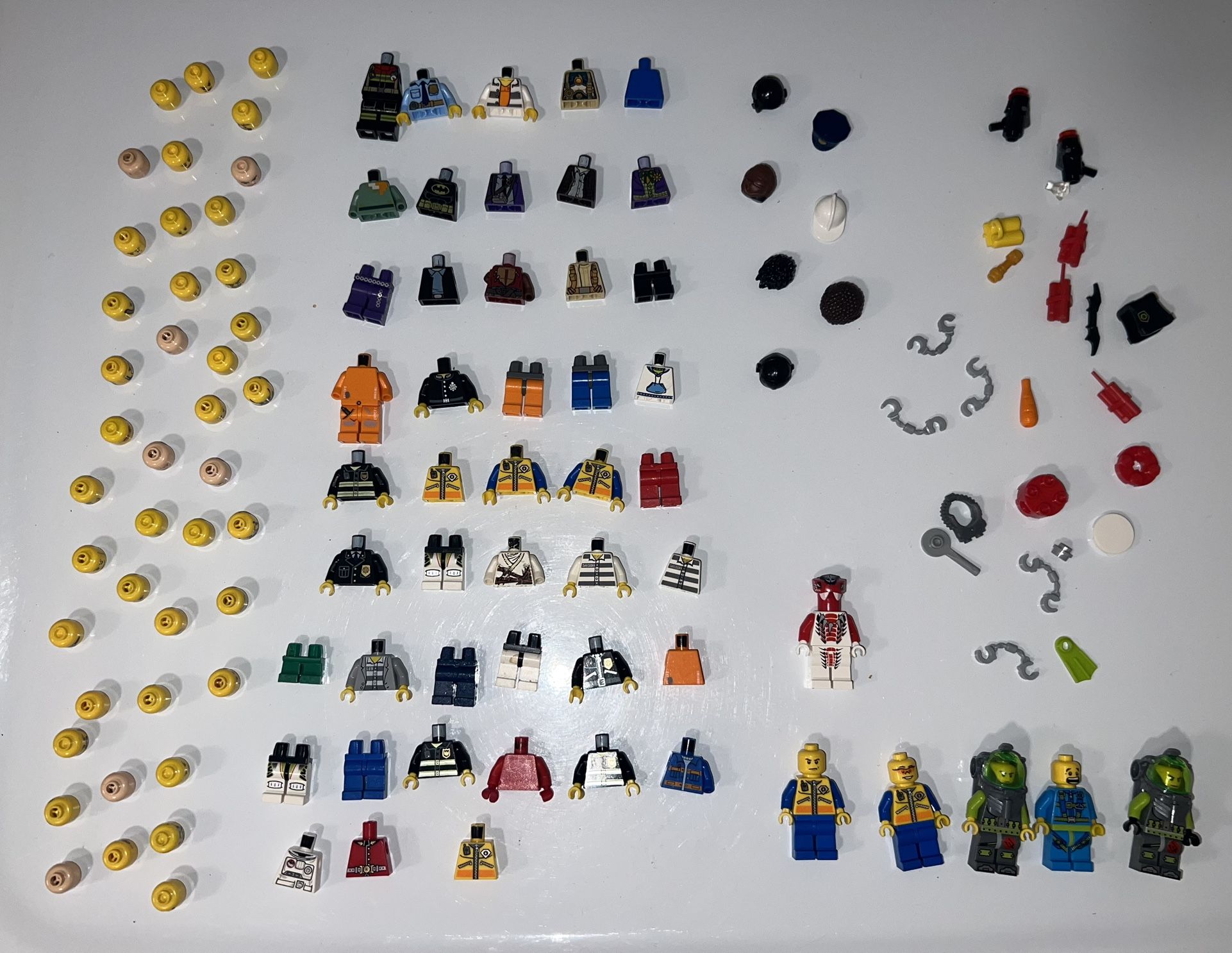 LEGO Minifigure Bulk Lot (135+ PIECES!)