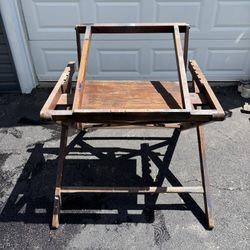 Antique Adjustable Wooden Easel / Drafting Table - Fantastic!