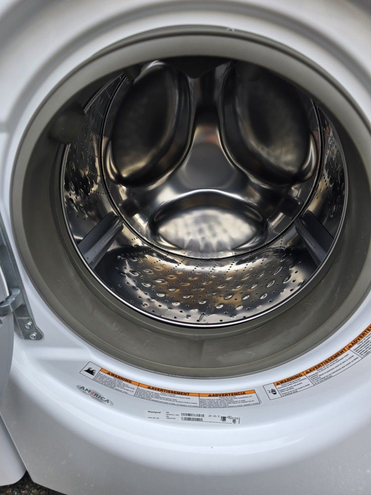 30 Days Warranty (Whirlpool Washer And Electric Dryer Sidebyside Or