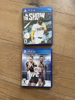 MLB The Show 21 PS4 & UFC2 PS4
