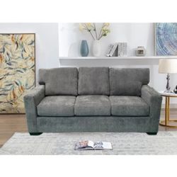 Holiday Sale! Clara Collection Queen size Sofa Sleeper with Mattress- Dark Grey Now  689.00 Free 🚚 