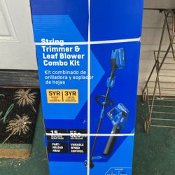 Leaf Blower And Weed Wacker Combo Set