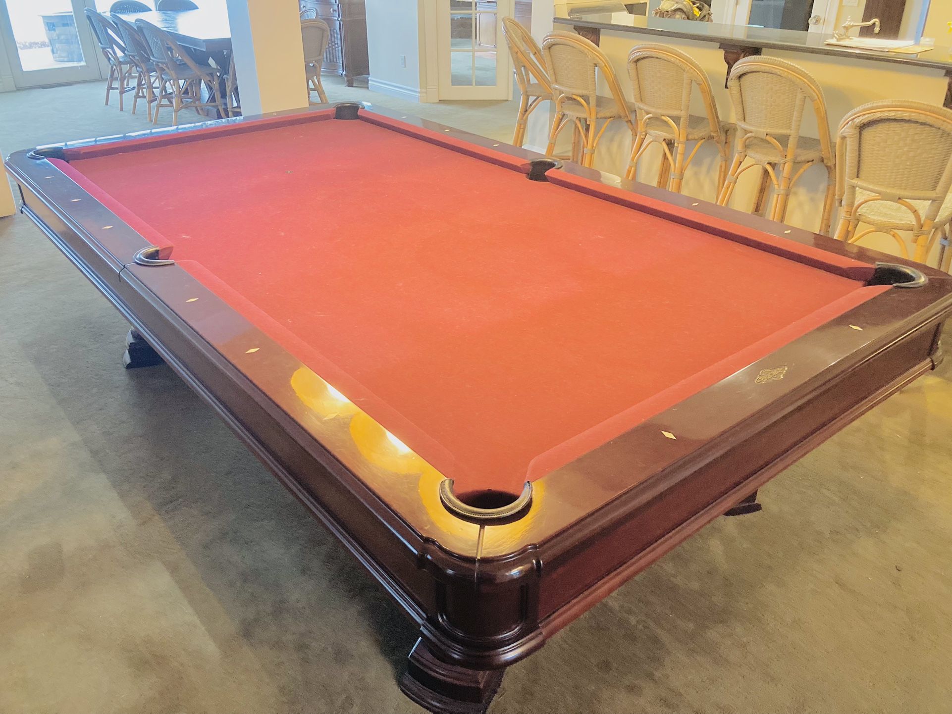 Brunswick Montebello Pool Table (FREE INSTALLATION & Precision Leveling & New felt)