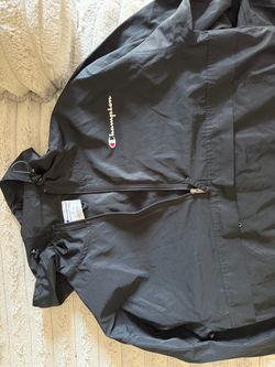 Champion Black Windbreaker Jacket