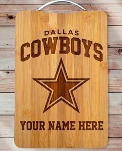 Dallas cowboys Engraved cutting board -