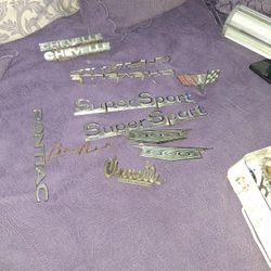 Car Emblems Old Chev And Ford