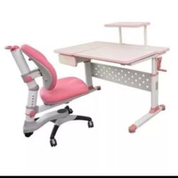 ApexDeska  DX 43" Children's Height Adjustable Study Desk with chair for Kids