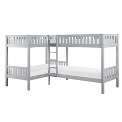 Corner Twin Size Bunk Bed