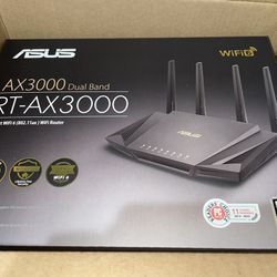 ASUS RT-AX3000 Dual Band WiFi 6 Router