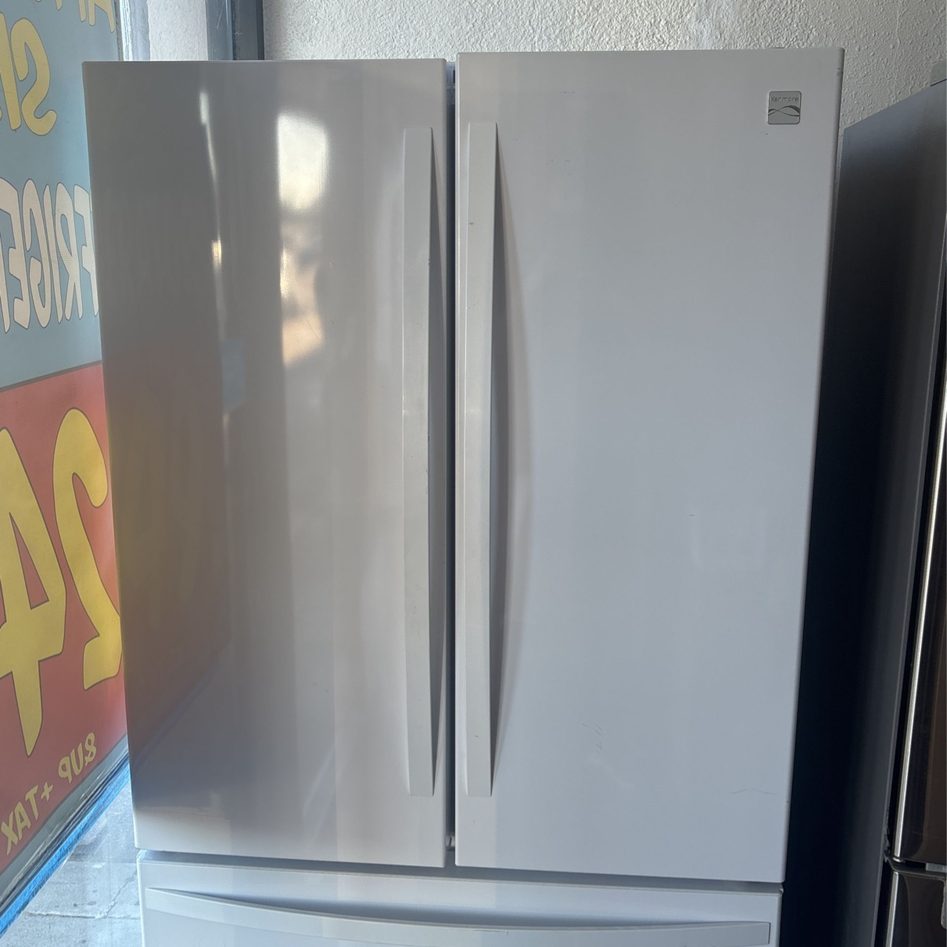 White KENMORE 3 Door Refrigerator