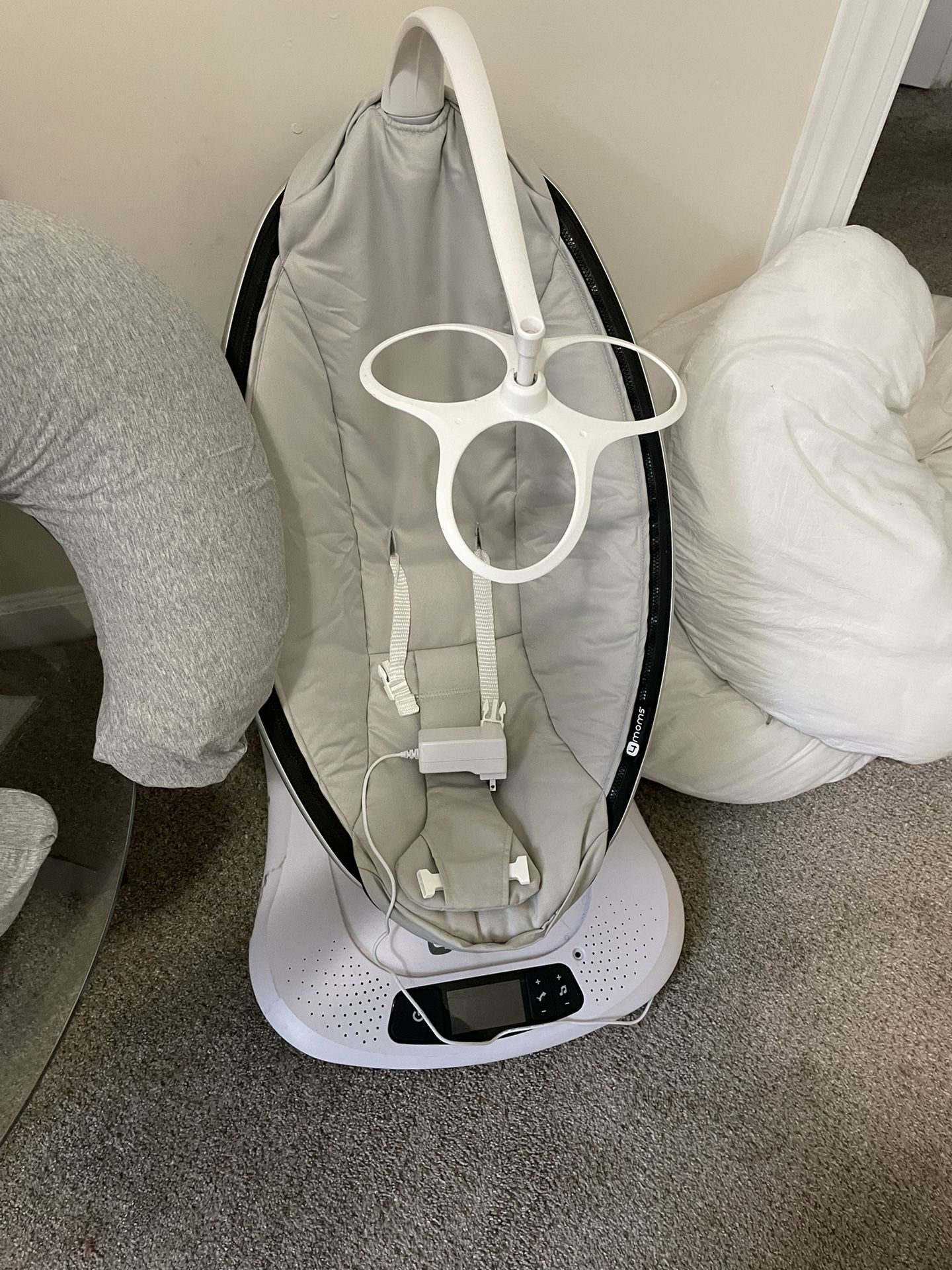 Baby Items. Boppy ($15), Body Pillow($15), 4Moms Swing( $100)