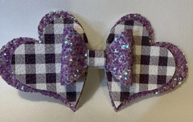 Valentines Hair Bows  /clips 