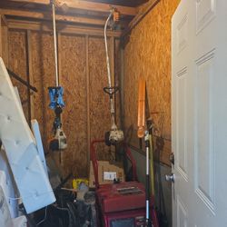 Landscape equipment.