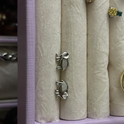 Sterling Silver Elephant Earrings